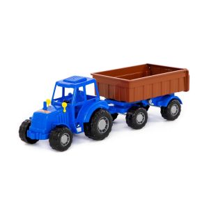 Tractor cu remorca, 44.7×13.4×13.5 cm, Polesie