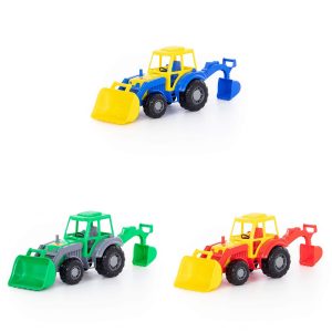 Tractor-excavator – Altay, 37x17x22 cm, Polesie