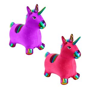 Unicorn din cauciuc, gonflabil, plusat