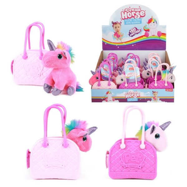 Unicorn din plus, cu gentuta – Toi-Toys