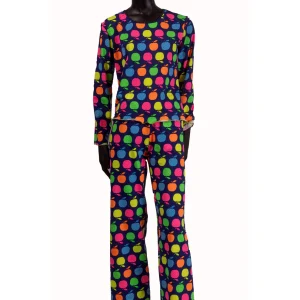 Pijama dama bumbac - APPLE