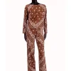 Pijama dama bumbac - ANIMAL PRINT