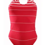 Costum de baie dama intreg, rosu, - ANDREEA 02