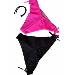Set 2 buc slip brazilian reglabil, multicolor - BF lycra