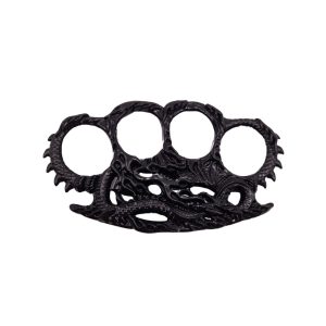 Rozeta de autoaparare model Fire Dragon Skin, 0.5 cm, negru