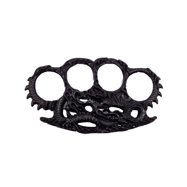 Rozeta de autoaparare model Fire Dragon Skin, 0.5 cm, negru