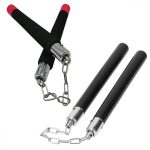 Set doua nunceaguri IdeallStore®, Special Training, de antrenament, 31 cm, negru
